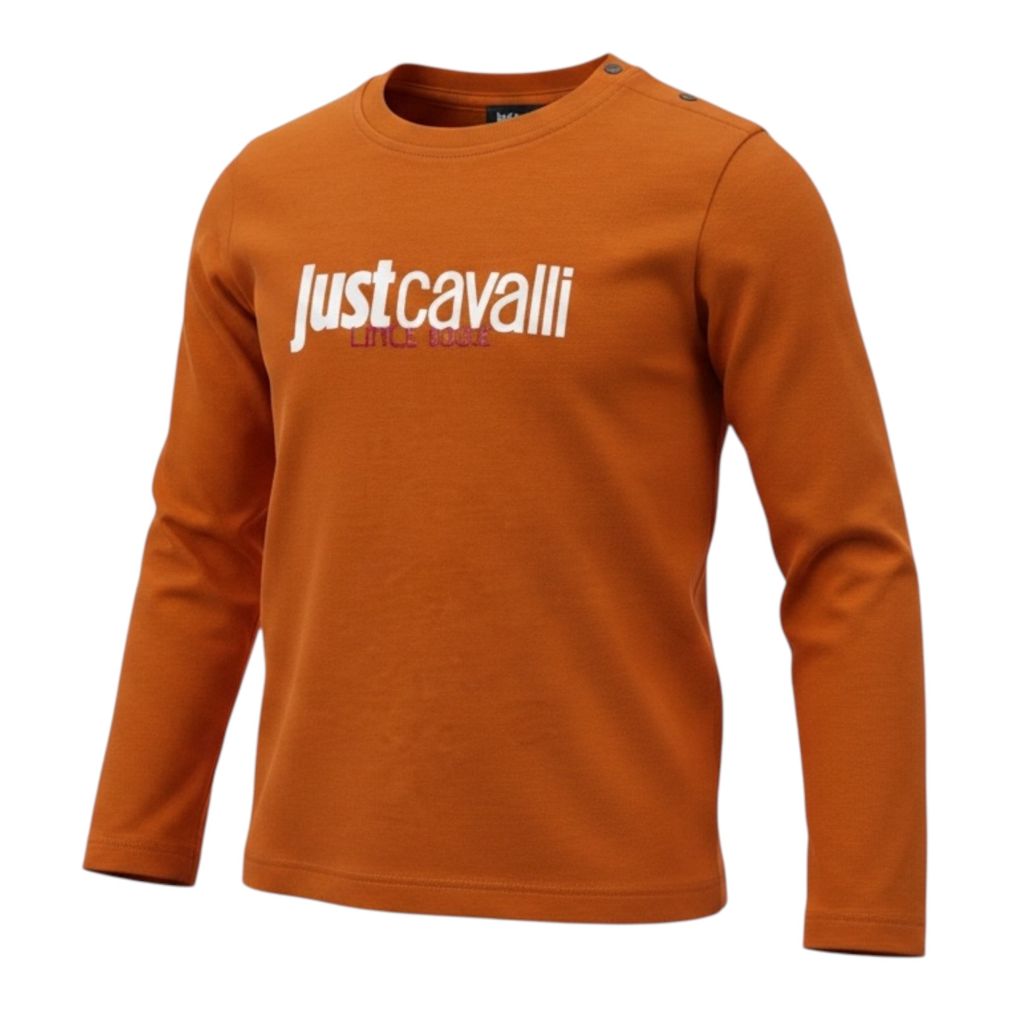 Just Cavalli Shirt tinta unita con Stampa Arancione per Neonato JIA26003TS ARANCIONE JUST CAVALLI 