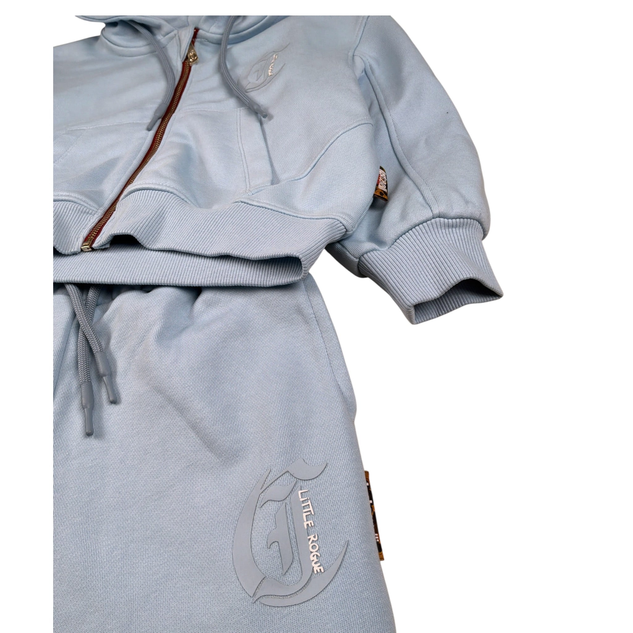 Just Cavalli Completo 2 Pezzi Felpa-Pantalone tinta unita Azzurro per Neonato JIA26011CF AZZURRO JUST CAVALLI 