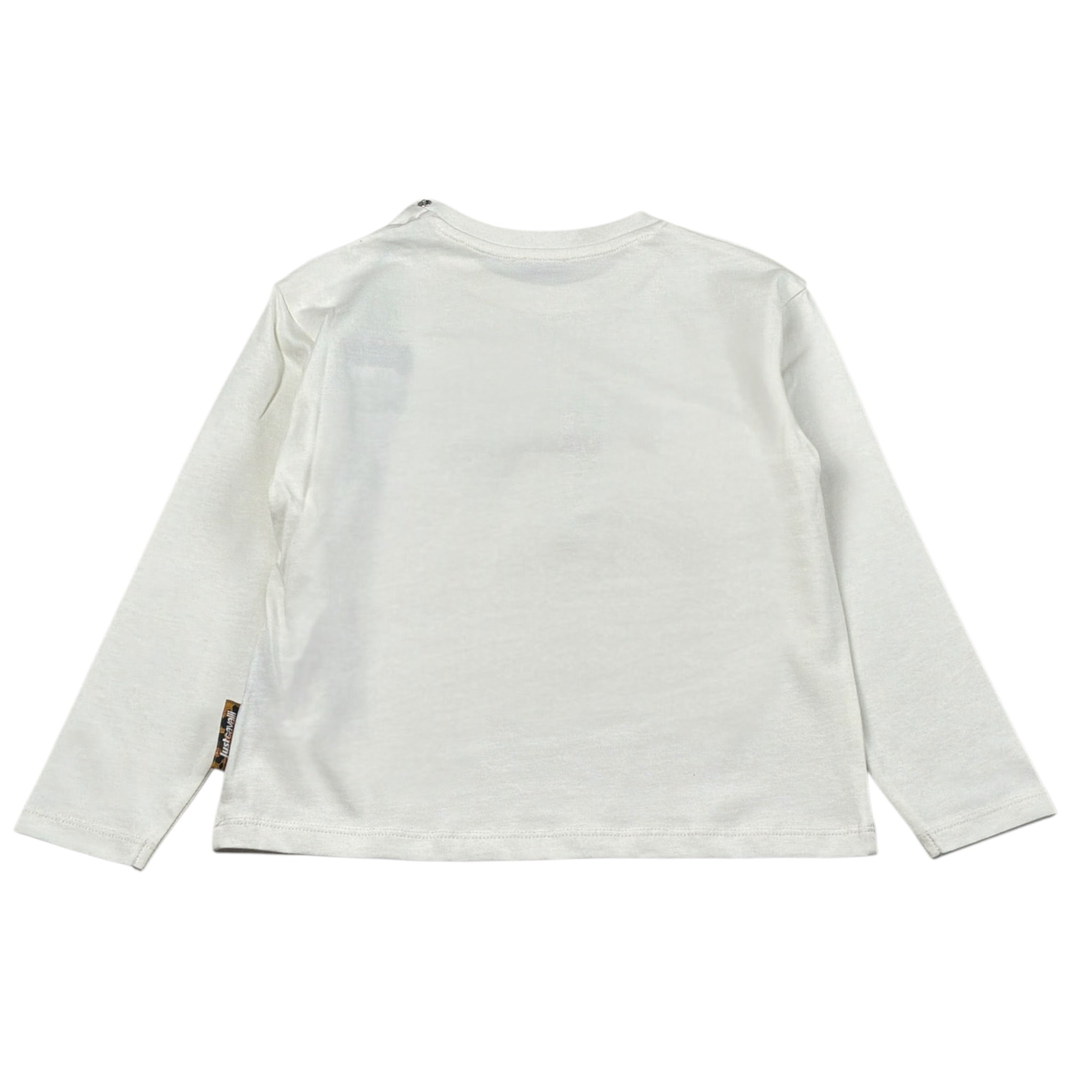 Just Cavalli Shirt tinta unita con Stampa Bianco per Neonata JIA26013TS BIANCO JUST CAVALLI 