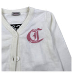Just Cavalli Cardigan tinta unita con Logo Panna per Neonata JIA26016CD PANNA JUST CAVALLI 