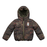 Just Cavalli Giubbino Stampa Fantasia con Cappuccio Marrone per Neonato JIA26024KW MARRONE JUST CAVALLI 