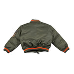 Just Cavalli Giubbino tinta unita con Zip E Profili In Contrasto Verde per Neonato JIA26026GB VERDE JUST CAVALLI 