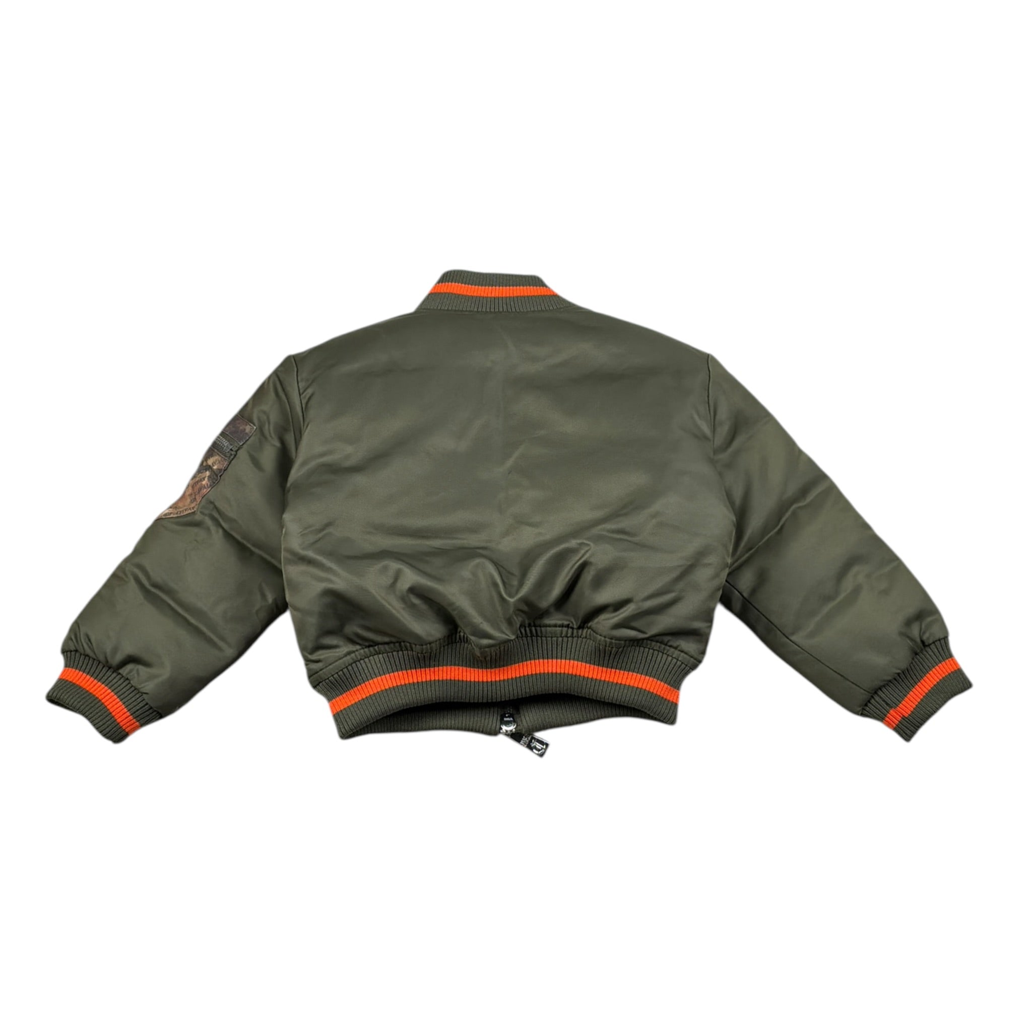 Just Cavalli Giubbino tinta unita con Zip E Profili In Contrasto Verde per Neonato JIA26026GB VERDE JUST CAVALLI 