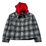 Just Cavalli Cappotto tinta unita con Cappuccio In Contrasto Grigio per Neonato JIA26041CA GRIGIO JUST CAVALLI 