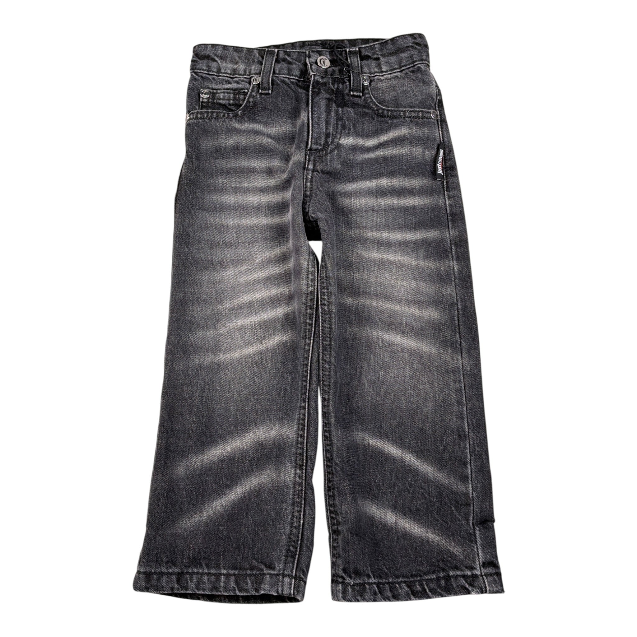 Just Cavalli Jeans tinta unita con Girovita Regolabile Nero per Neonata JIA26048JE NERO JUST CAVALLI 