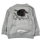 Just Cavalli Felpa tinta unita Girocollo con Stampa Grigio per Neonato JIA26055FE GRIGIO JUST CAVALLI 