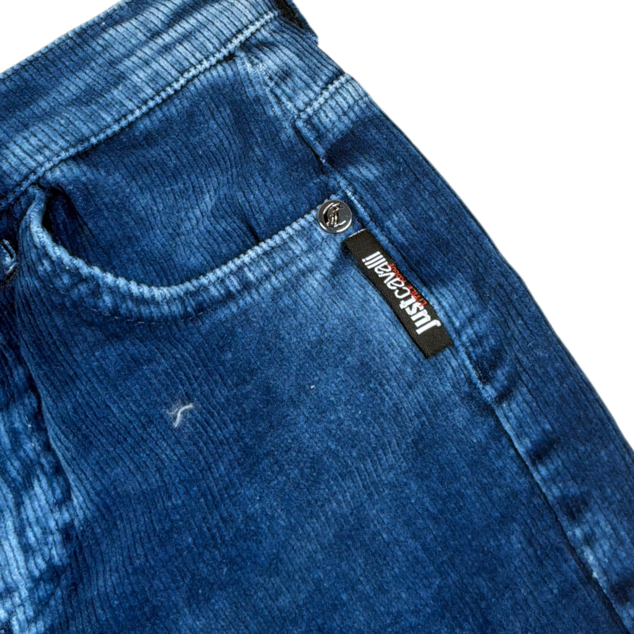 Just Cavalli Jeans tinta unita con Girovita Regolabile Blu per Neonato JIA26063JE BLU JUST CAVALLI 