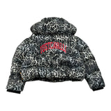 Just Cavalli Giubbino tinta unita con Zip E Fantasia Maculata Nero per Neonata JIA26087PI NERO JUST CAVALLI 