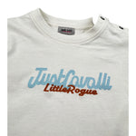 Just Cavalli Shirt Girocollo tinta unita con Logo Panna per Neonata JIA26100TS PANNA JUST CAVALLI 