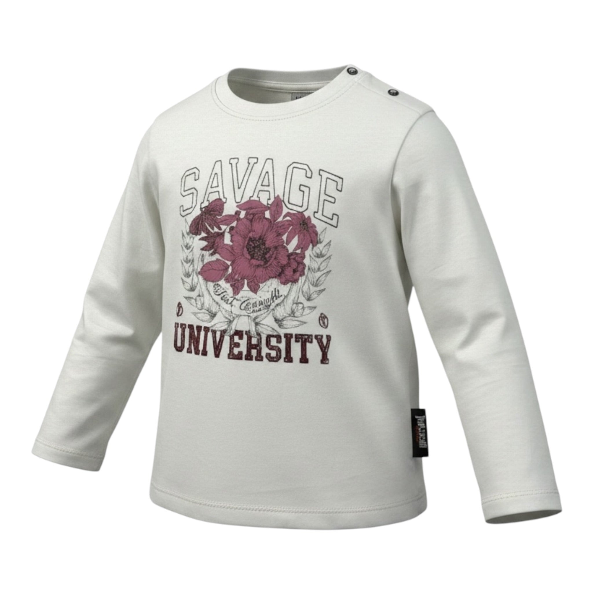Just Cavalli Shirt tinta unita con Stampa Bianco per Neonata JIA26105TS BIANCO JUST CAVALLI 