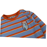 Just Cavalli Shirt Bicolore con Fantasia A Righe Azzurro per Neonato JIA26115TS AZZURRO JUST CAVALLI 