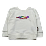 Just Cavalli Felpa Chiusa Girocollo Tint Unita con Logo Panna per Neonata JIA26120FE PANNA JUST CAVALLI 