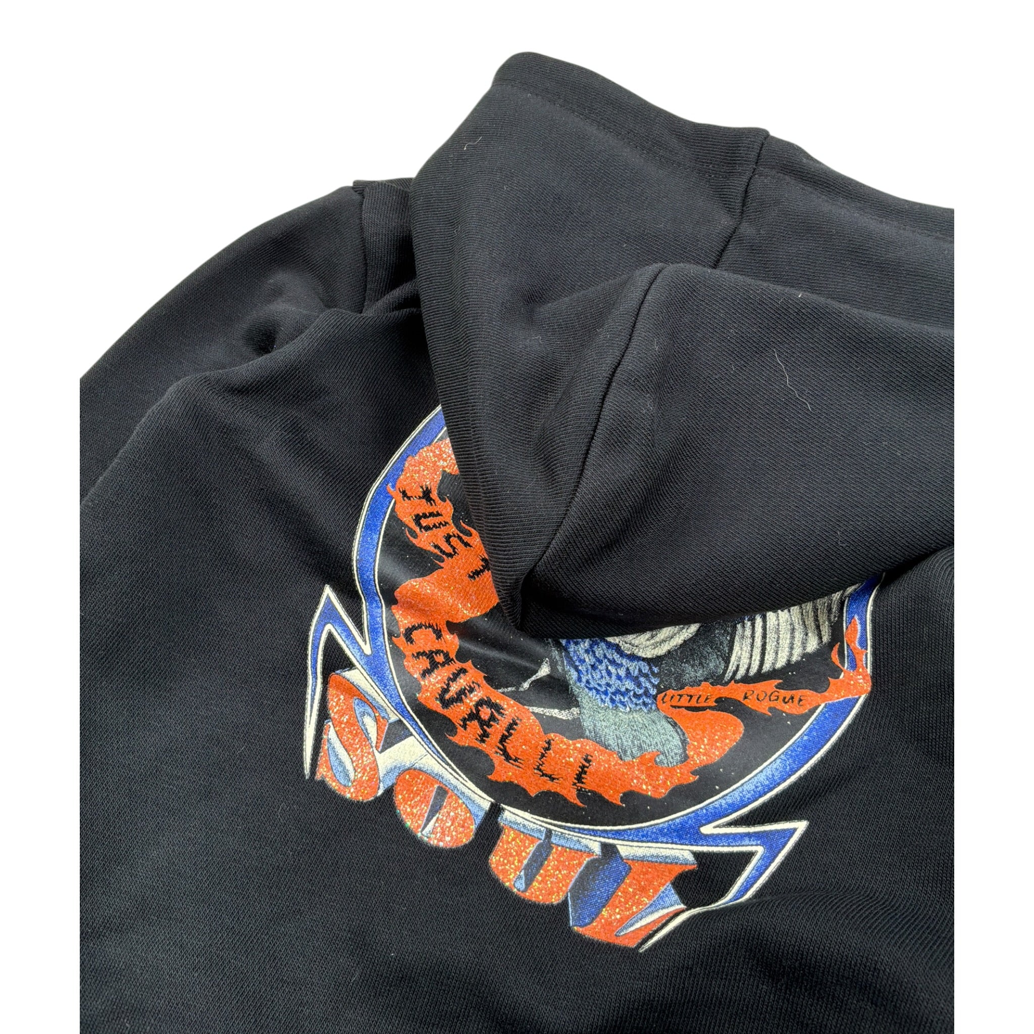 Just Cavalli Felpa tinta unita con Zip E Stampa Nero per Neonata JIA26121FE NERO JUST CAVALLI 