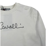 Just Cavalli Felpa Chiusa Girocolllo tinta unita Bianco per Bambina Z6176 BIANCO JUST CAVALLI 