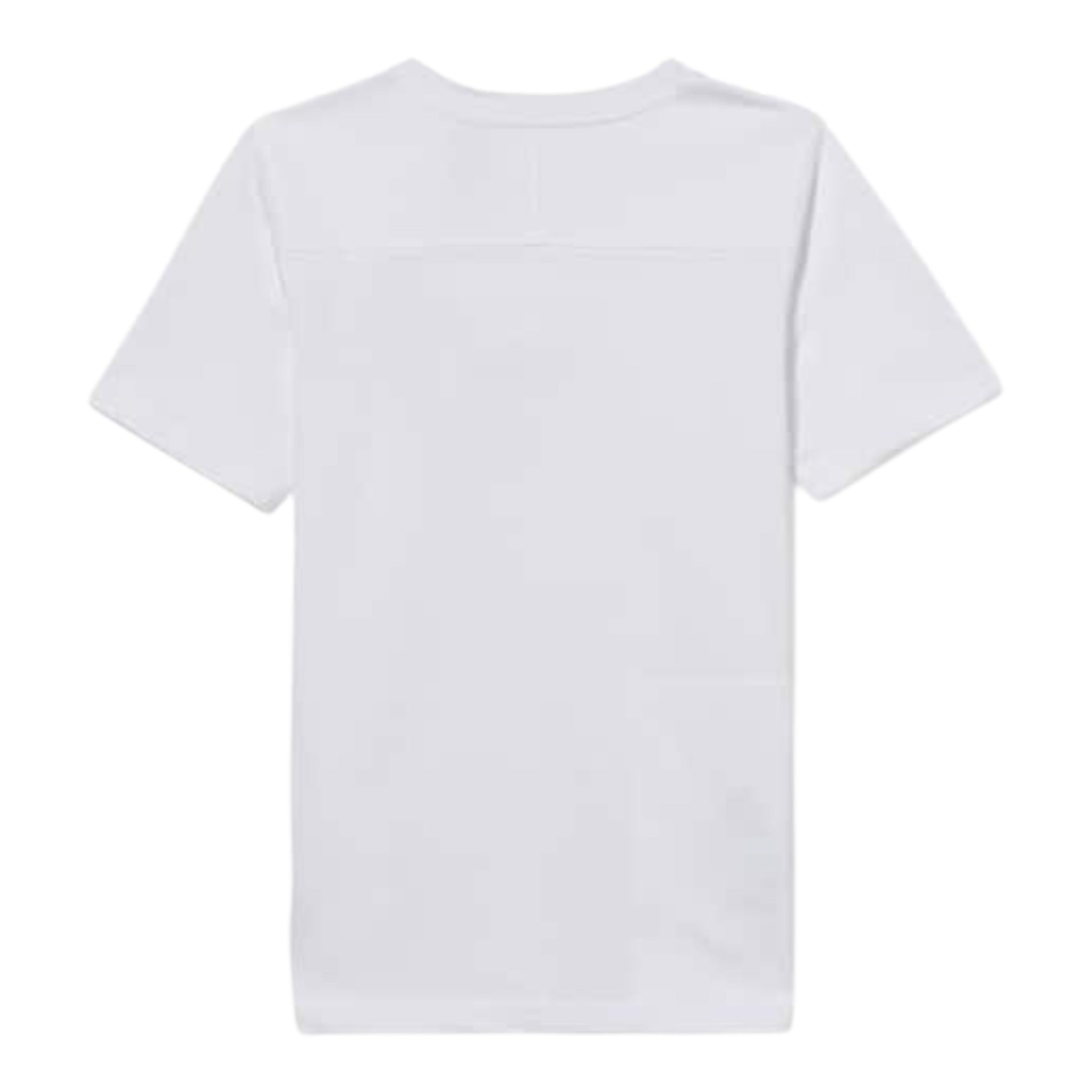 K-Way T-Shirt Girocollo tinta unita con Logo Bianco per Bambino K007JE0 BIANCO K-WAY 