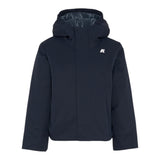 K-Way Giubbino tinta unita con Zip E Cappuccio Blu per Bambino K1128FW BLU K-WAY 