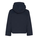 K-Way Giubbino tinta unita con Zip E Cappuccio Blu per Bambino K1128FW BLU K-WAY 