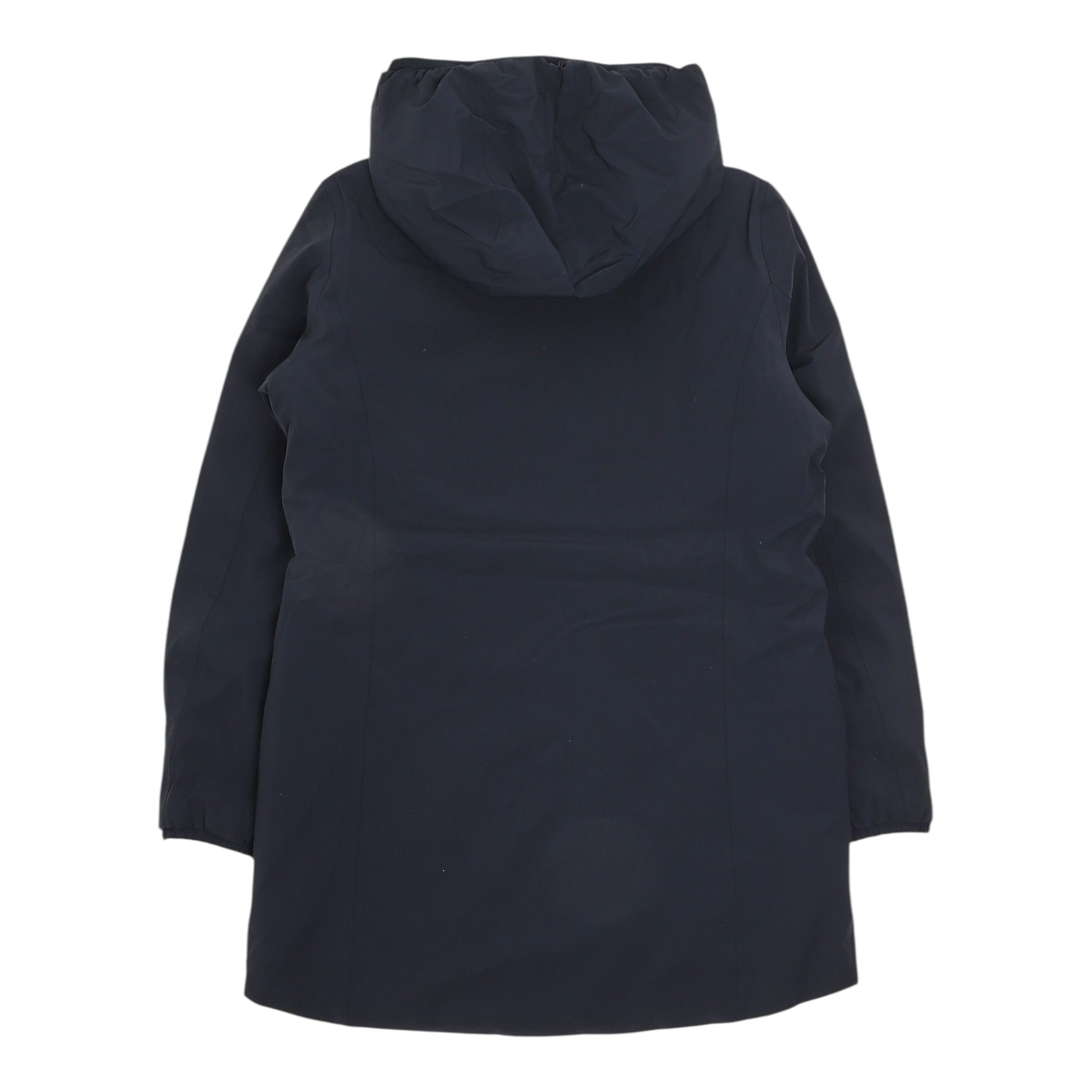 K-Way Giubbino Reversibile Lungo con Zip E Cappuccio Nero/Rosa per Bambina K11517W NERO/ROSA K-WAY 