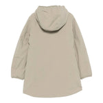 K-Way Giubbino Reversibile Lungo con Zip E Cappuccio Bianco/Verde per Bambino K11517WX BIANCO/VERDE K-WAY 