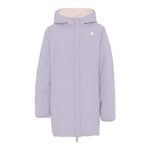 K-Way Giubbino Reversibile Lungo con Zip E Cappuccio Rosa/Lilla per Bambina K11517WXX ROSA/LILLA K-WAY 