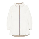 K-Way Giubbino Reversibile Lungo con Zip E Cappuccio Panna/Rosa per Bambina K11517WXXX PANNA/ROSA K-WAY 