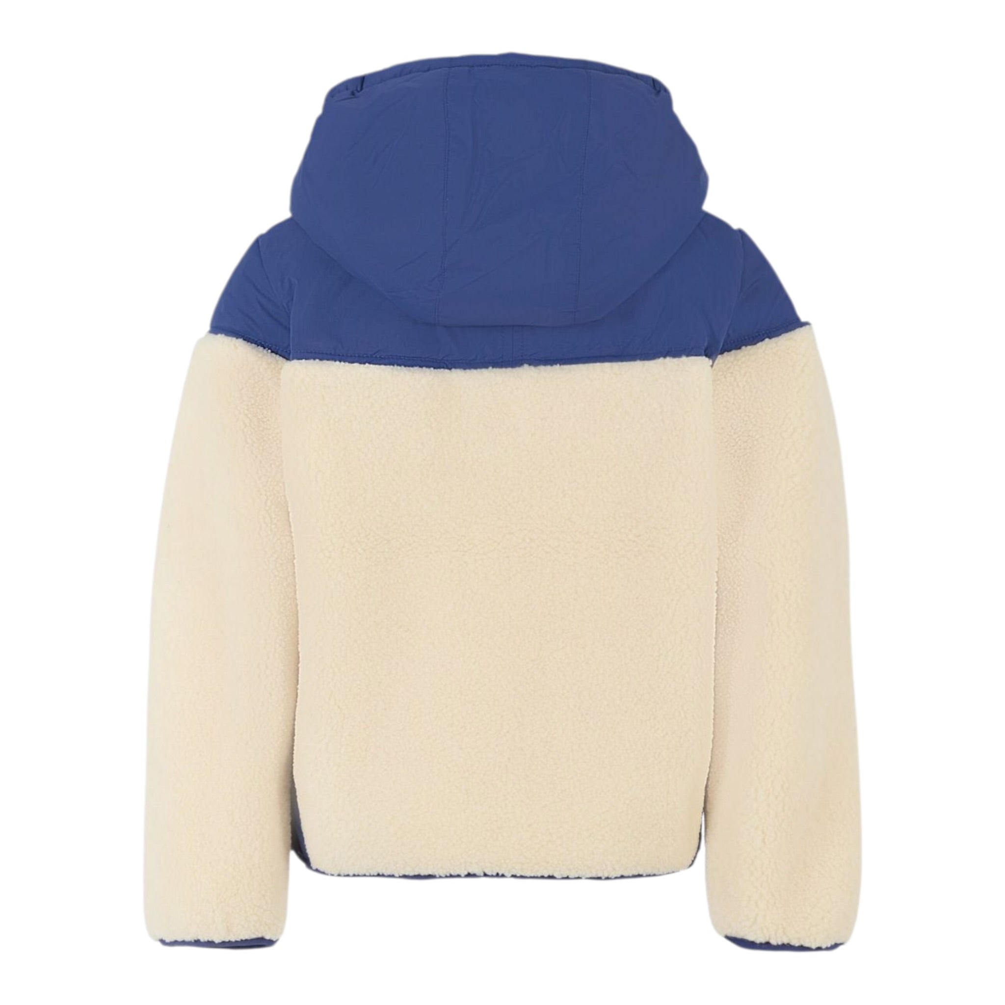 K-Way Giubbino tinta unita con Pelliccia Blu per Bambino K21452W BLU K-WAY 