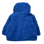 K-Way Felpa con Zip E Cappuccio tinta unita Cobalto per Neonato K21524WO COBALTO K-WAY 