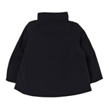 K-Way Giubbino tinta unita con Zip E Cappuccio Nero per Bambino K4125HW NERO K-WAY 