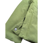 K-Way Giubbino tinta unita con Zip E Cappuccio Verde per Bambino K4125HWX VERDE K-WAY 