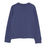 K-Way Shirt Girocollo tinta unita con Logo Blu per Bambino K4125SW BLU K-WAY 