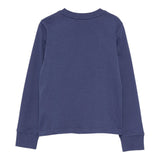 K-Way Shirt Girocollo tinta unita con Logo Blu per Bambino K4125SW BLU K-WAY 