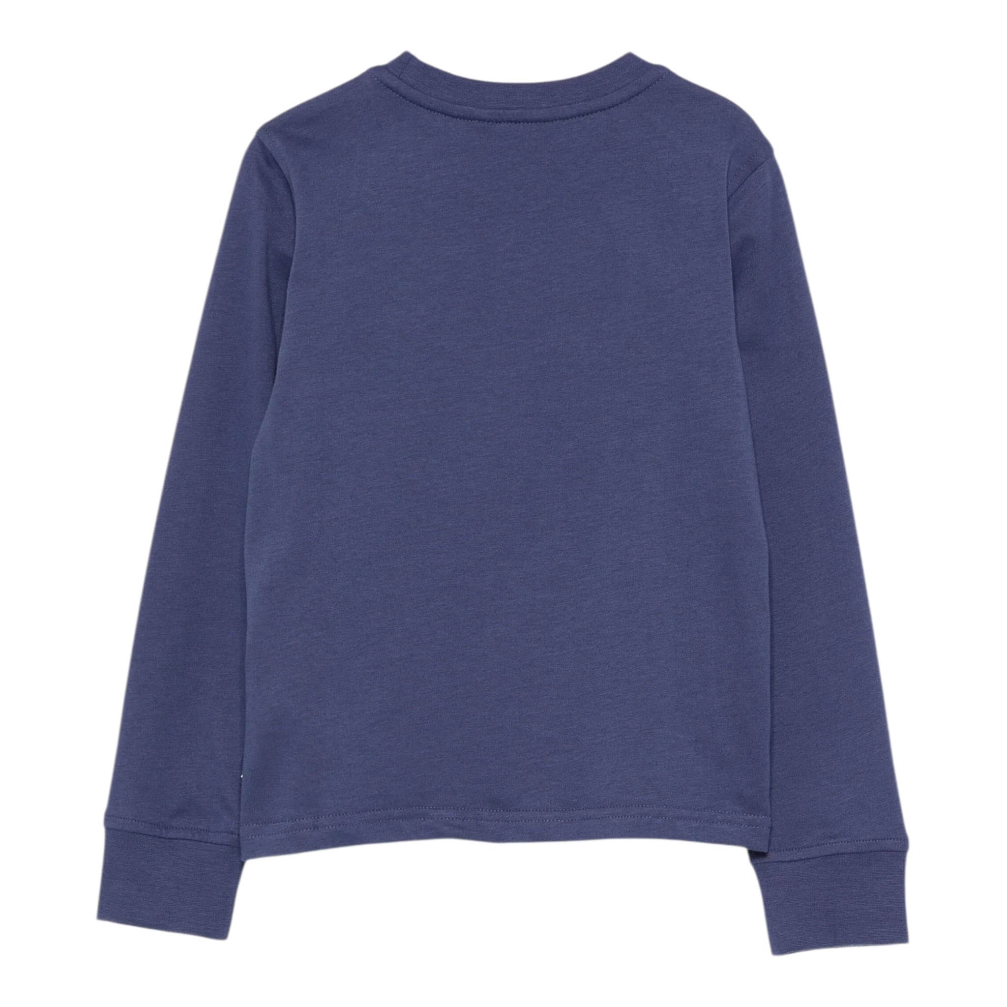 K-Way Shirt Girocollo tinta unita con Logo Blu per Bambino K4125SW BLU K-WAY 