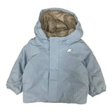K-Way Giubbino tinta unita con Cappuccio Azzurro per Neonato K4137VWX AZZURRO K-WAY 