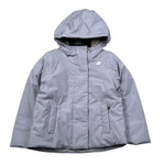 K-Way Giubbino tinta unita Foderato con Zip E Cappuccio Lilla per Bambina K4137WWAX LILLA K-WAY 
