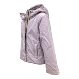 K-Way Giubbino tinta unita Foderato con Zip E Cappuccio Lilla per Bambina K4137WWAXXX LILLA K-WAY 