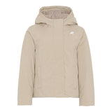 K-Way Giubbino tinta unita Foderato con Zip E Cappuccio Beige per Bambino K4137WWX BEIGE K-WAY 