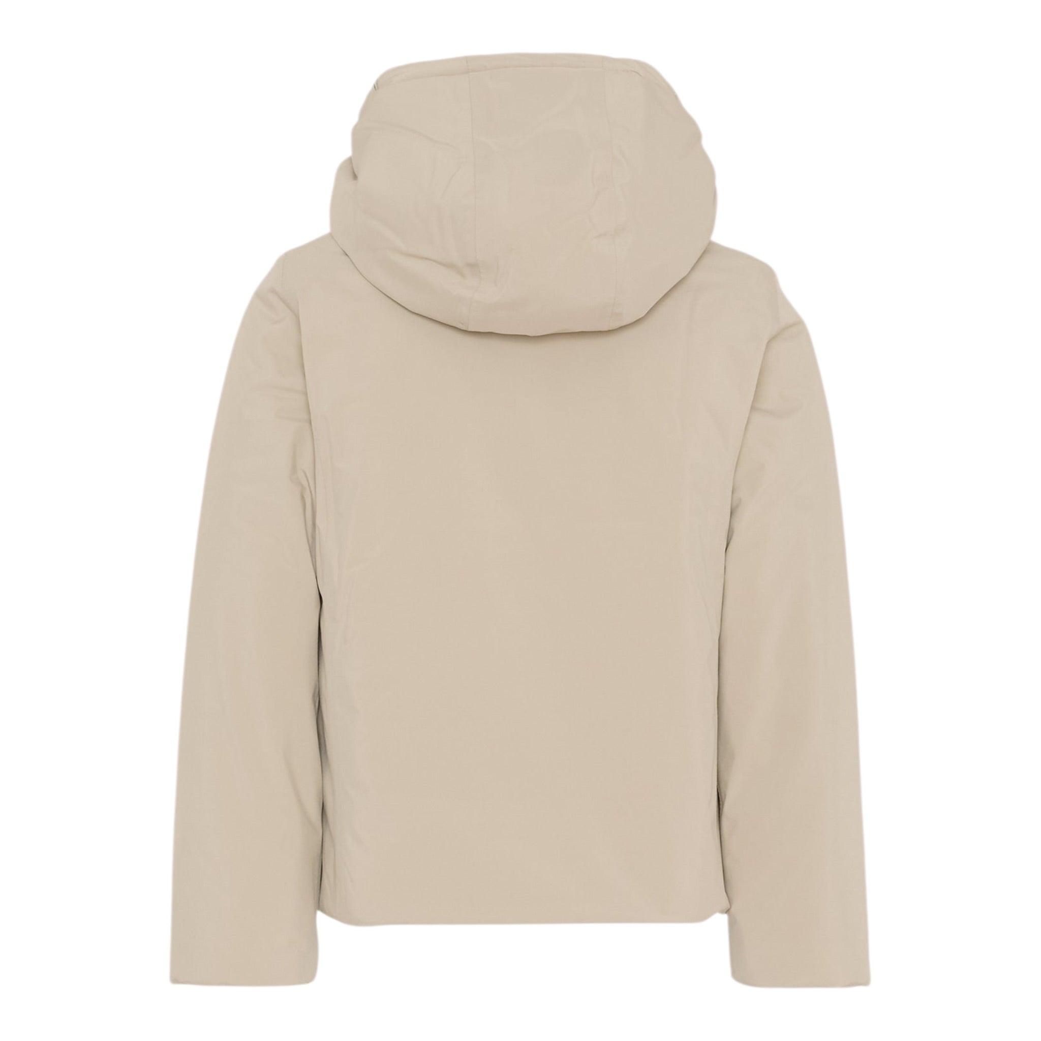K-Way Giubbino tinta unita Foderato con Zip E Cappuccio Beige per Bambino K4137WWX BEIGE K-WAY 