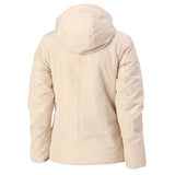 K-Way Giubbino tinta unita Foderato con Zip E Cappuccio Beige per Bambina K4137WWXXXA BEIGE K-WAY 