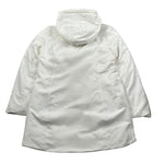 K-Way Giubbino tinta unita con Cappuccio Panna per Bambina K41383W PANNA K-WAY 