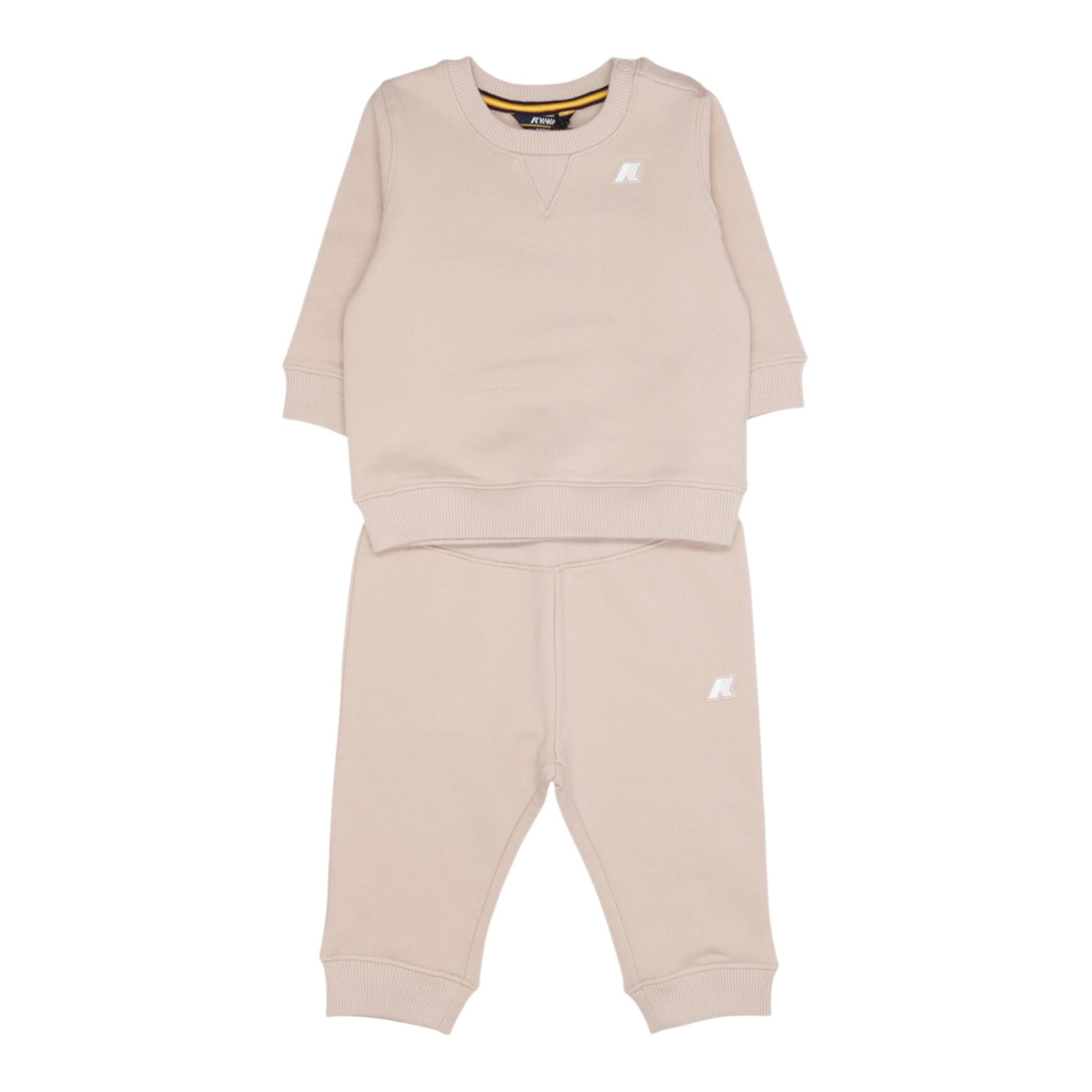 K-Way Completo 2 Pezzi Felpa-Pantalone Rosa per Neonata K41384W ROSA K-WAY 