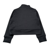 K-Way Felpa Chiusa tinta unita con Mezza Zip Nero per Bambina K41418W NERO K-WAY 
