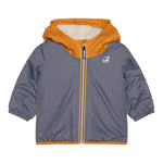 K-Way Giubbino tinta unita con Cappuccio In Contrasto Grigio per Neonato K61157WW GRIGIO K-WAY 