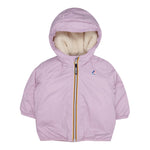 K-Way Giubbino tinta unita con Cappuccio Lilla per Bambina K6115FWA LILLA K-WAY 