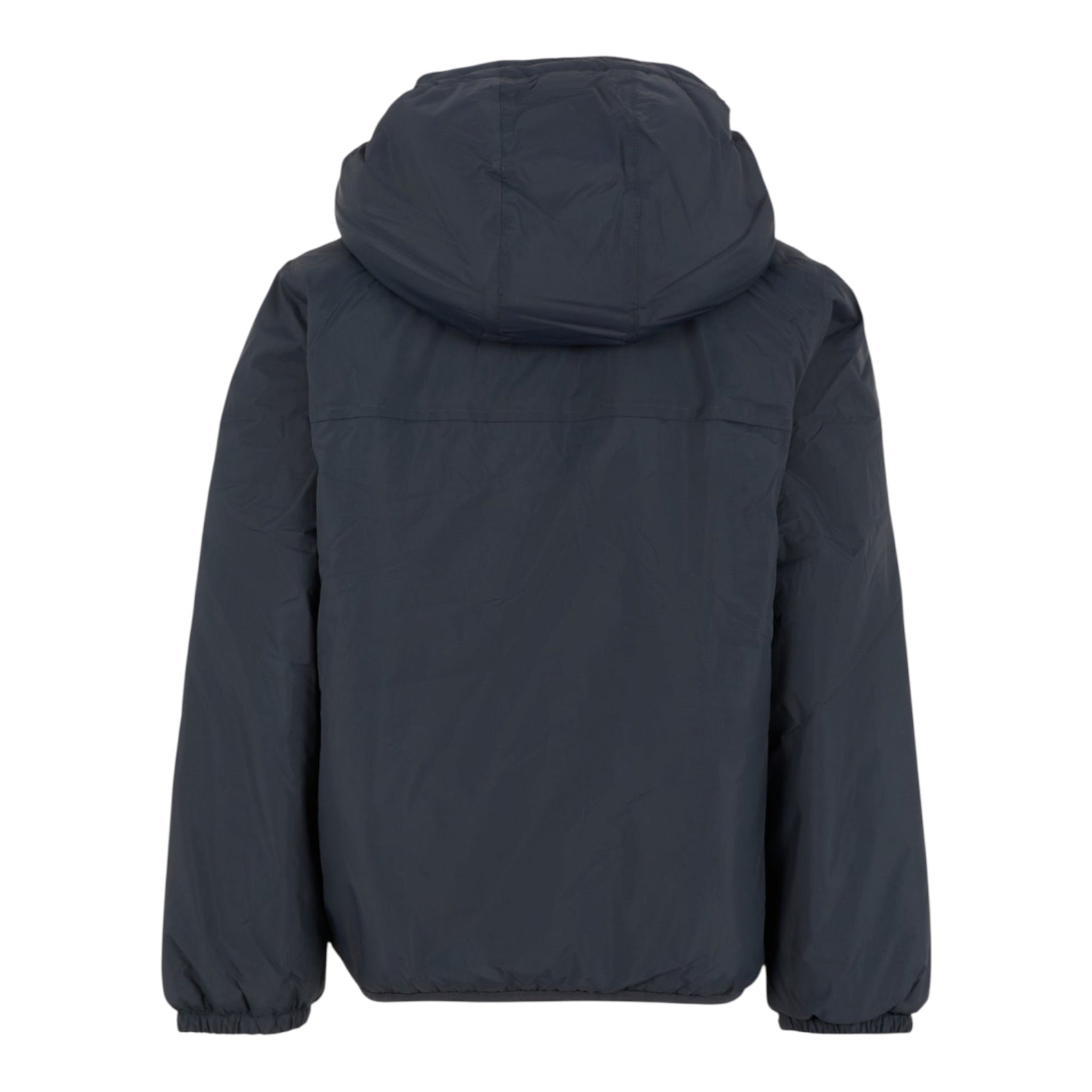 K-Way Giubbino tinta unita con Cappuccio Nero per Bambino K6115FWO NERO K-WAY 