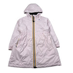 K-Way Giubbino tinta unita con Zip E Cappuccio Rosa per Bambina K61349W ROSA K-WAY 