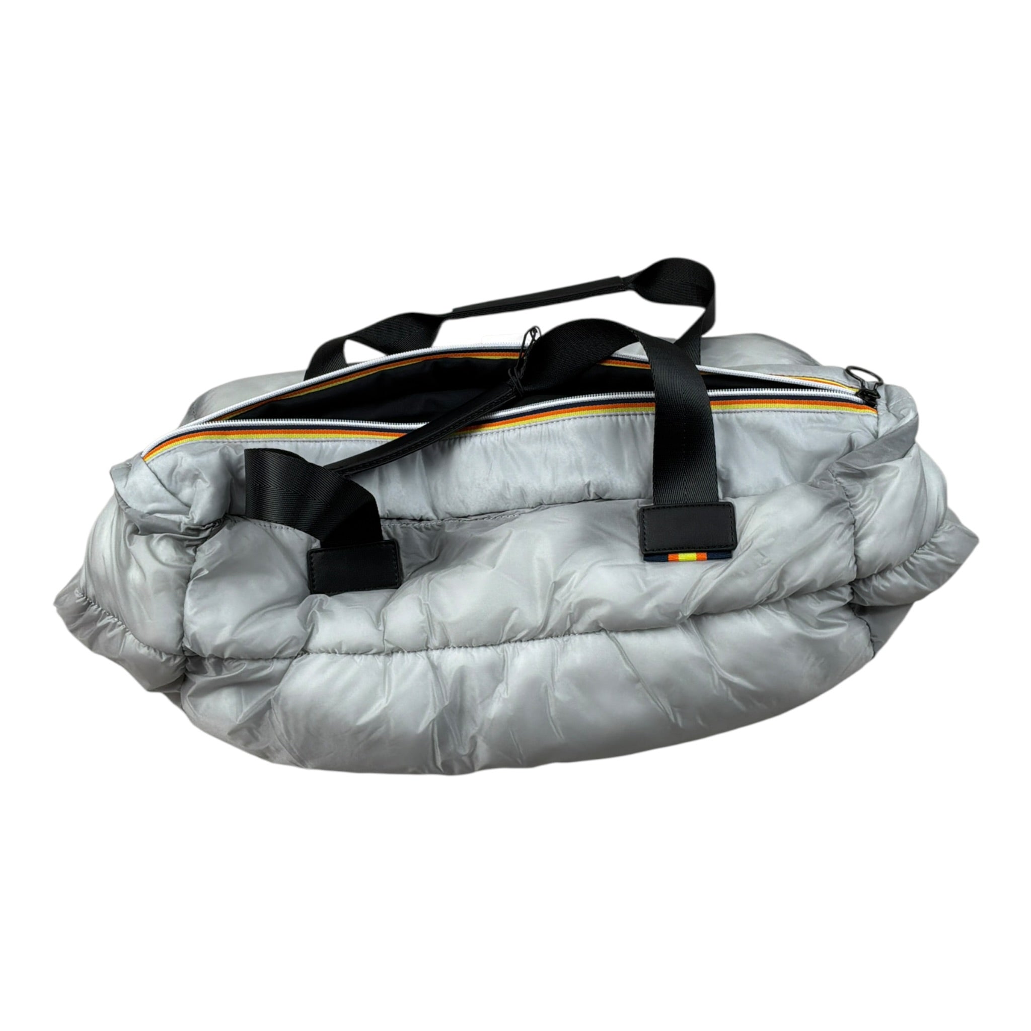 K-Way Borsa tinta unita con Logo Grigio per Bambina K6138JW GRIGIO K-WAY 