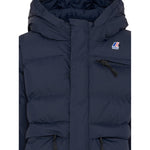K-Way Giubbino tinta unita con Cappuccio Nero per Bambino K6141CWX NERO K-WAY 