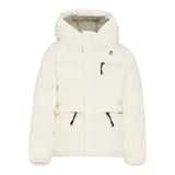 K-Way Giubbino tinta unita con Cappuccio Panna per Bambino K6141CWX PANNA K-WAY 