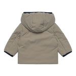K-Way Giubbino Reversibile Bicolore con Zip E Cappuccio Blu/Verde per Neonato K71338WXXX BLU/VERDE K-WAY 