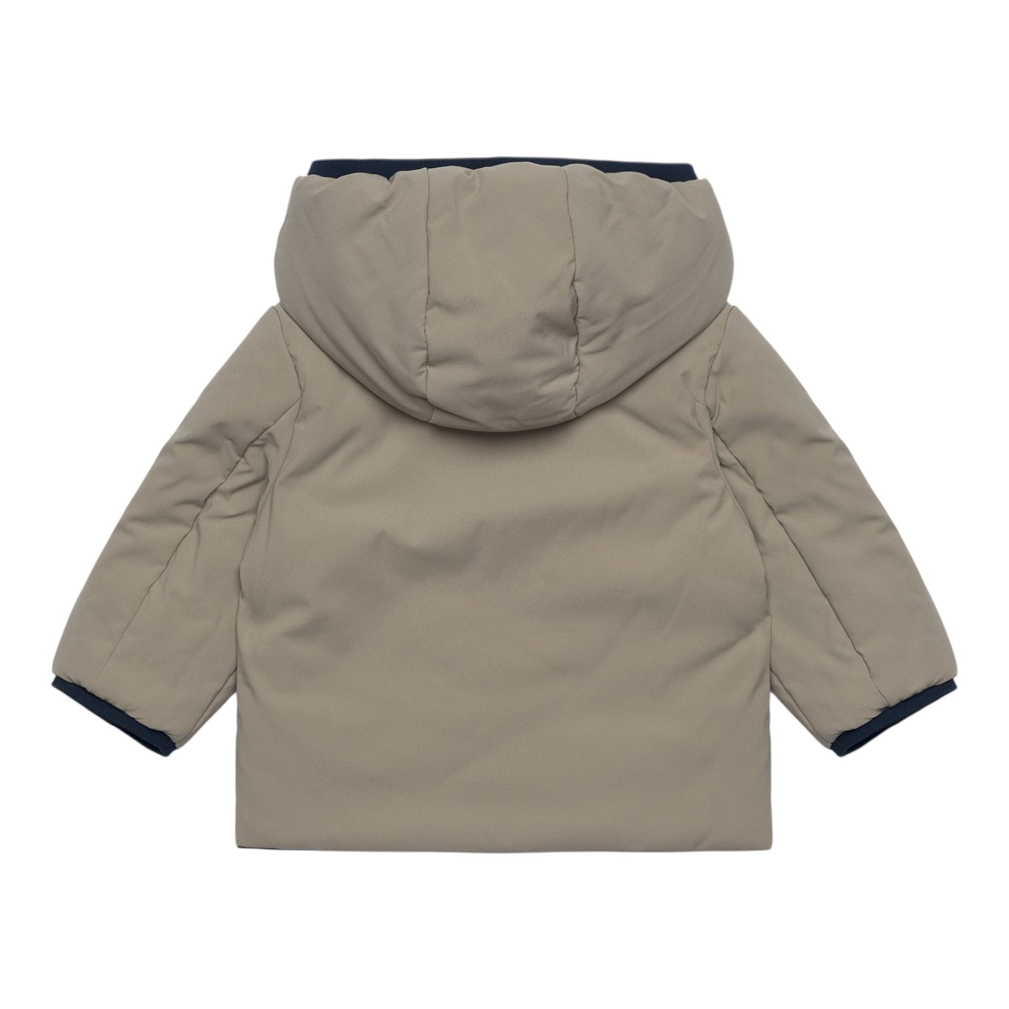 K-Way Giubbino Reversibile Bicolore con Zip E Cappuccio Blu/Verde per Neonato K71338WXXX BLU/VERDE K-WAY 